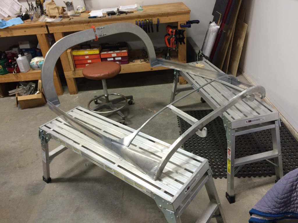 Frame riveted before installation