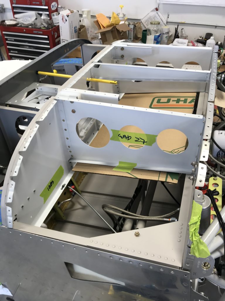 Avionics tray mockup