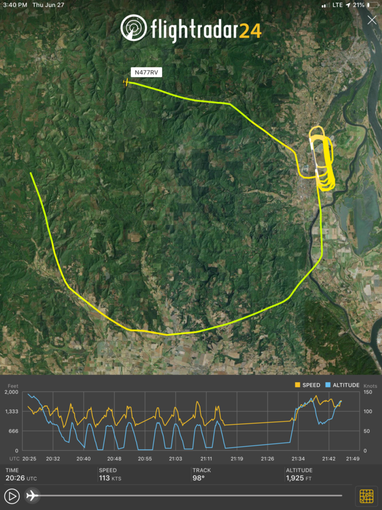 27 June second flight