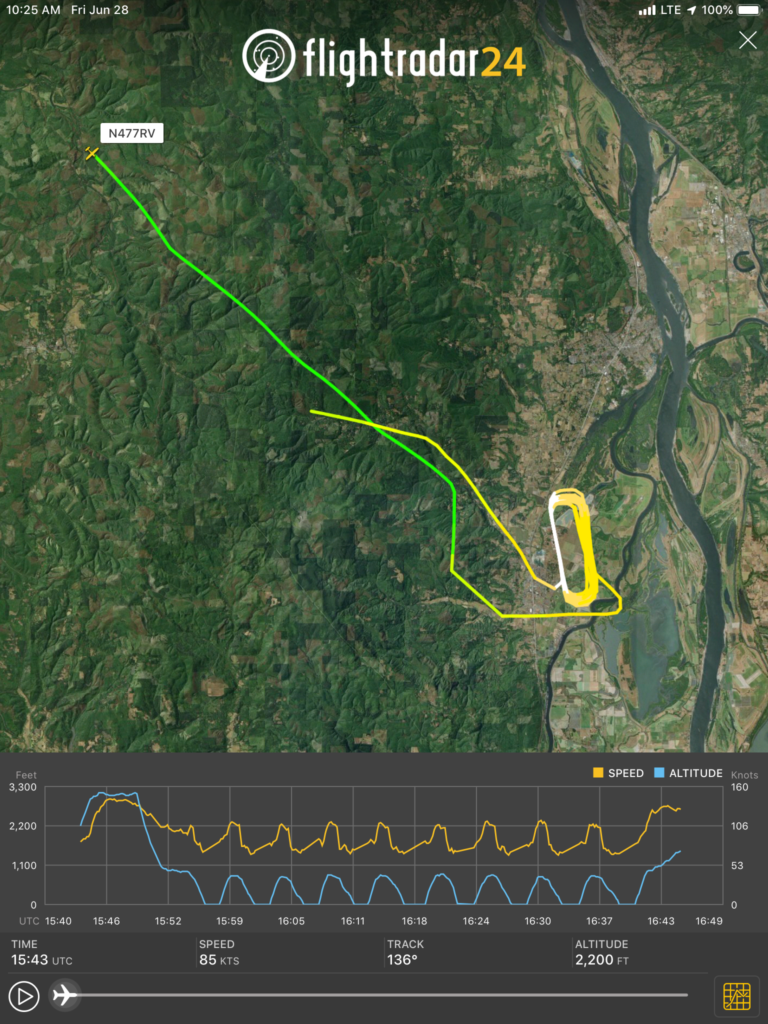 28 June first flight